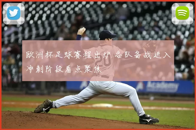 欧洲杯足球赛程出炉 各队备战进入冲刺阶段看点聚焦