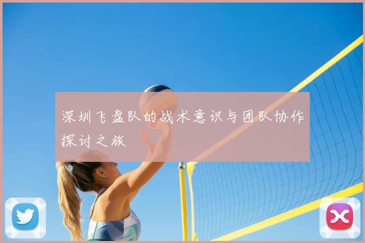 深圳飞盘队的战术意识与团队协作探讨之旅