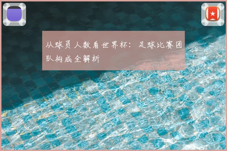 从球员人数看世界杯：足球比赛团队构成全解析