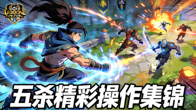 《英雄联盟》全球总决赛五杀精彩操作集锦视频封面 - 游戏内亚索释放狂风绝息斩的瞬间